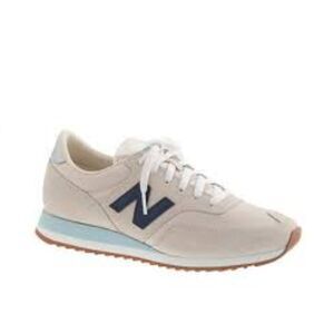 New Balance Retro Style Beige and Blue 620 Walking Sneakers Sz 9